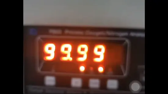 Porcentagem de precisão de zircônio do analisador de oxigênio para grau médico P860